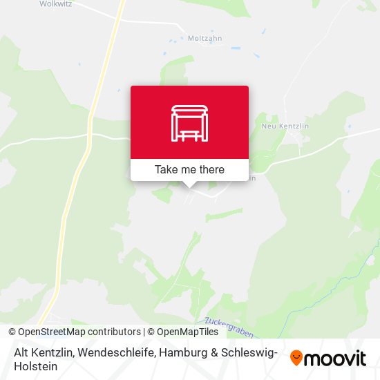 Alt Kentzlin, Wendeschleife map