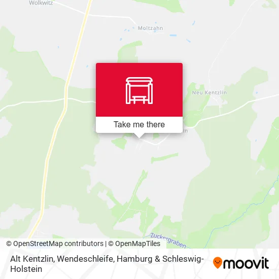 Карта Alt Kentzlin, Wendeschleife
