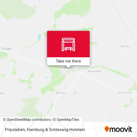 Pripsleben map