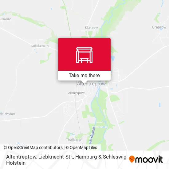 Карта Altentreptow, Liebknecht-Str.