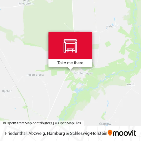 Карта Friedenthal, Abzweig