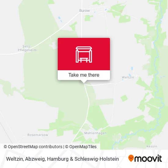 Карта Weltzin, Abzweig