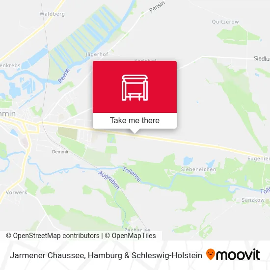 Jarmener Chaussee map