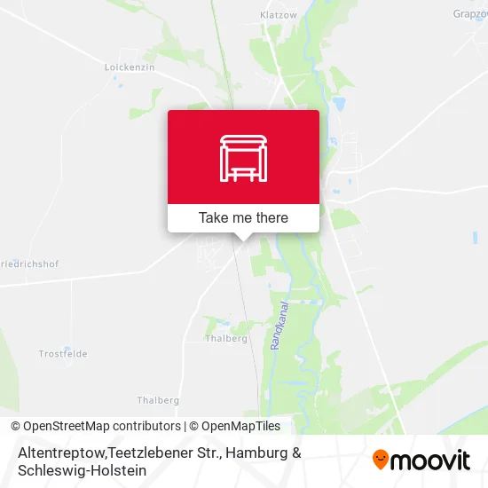 Карта Altentreptow,Teetzlebener Str.