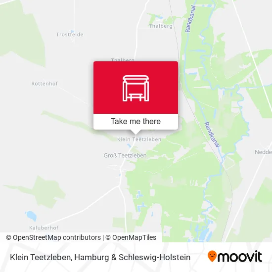 Карта Klein Teetzleben