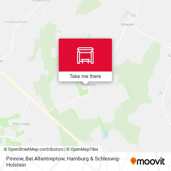 Карта Pinnow, Bei Altentreptow