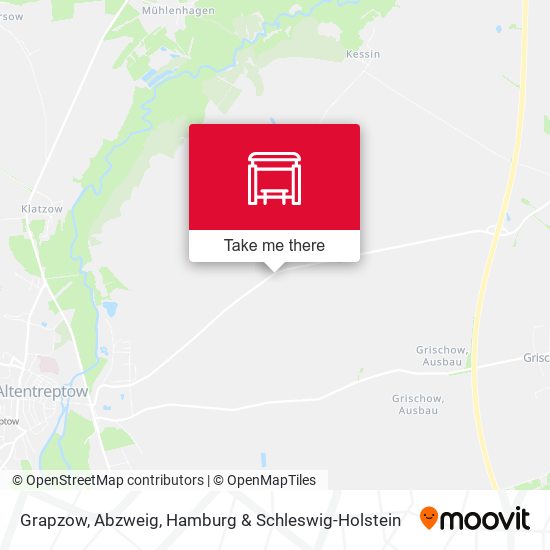 Grapzow, Abzweig map