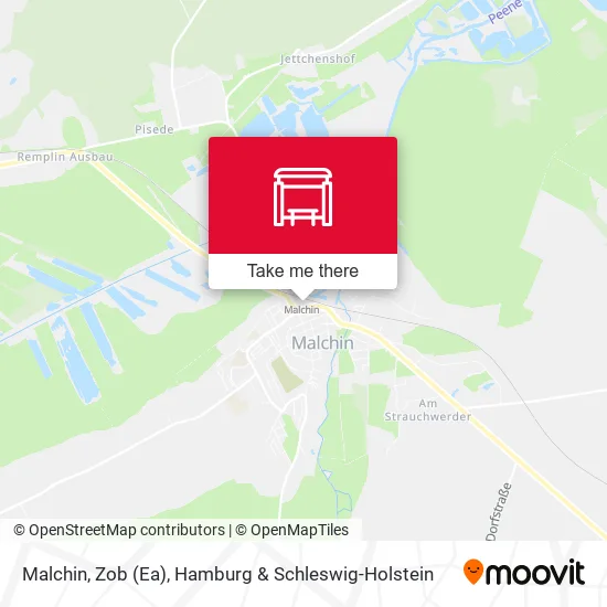Карта Malchin, Zob (Ea)