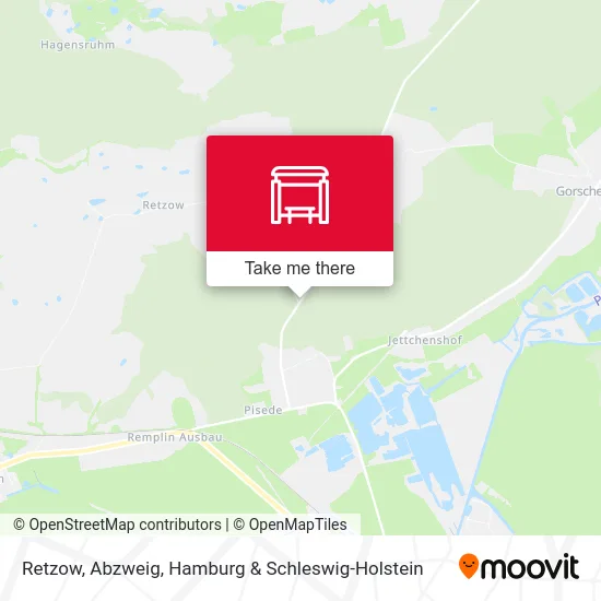 Карта Retzow, Abzweig