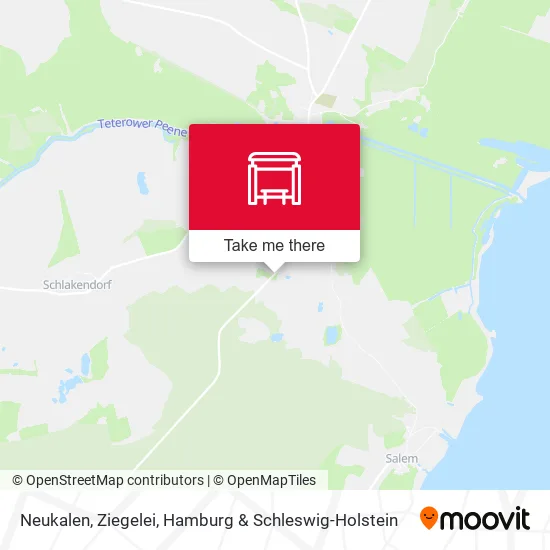 Карта Neukalen, Ziegelei