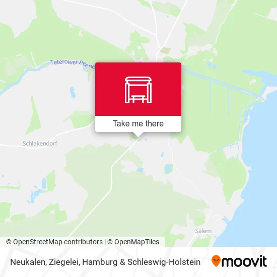 Карта Neukalen, Ziegelei
