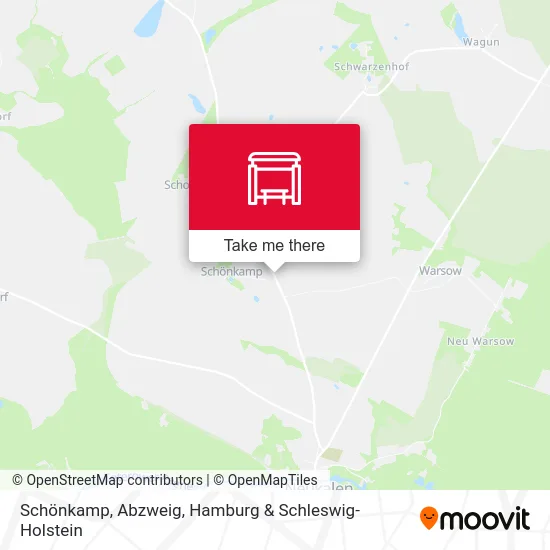 Карта Schönkamp, Abzweig