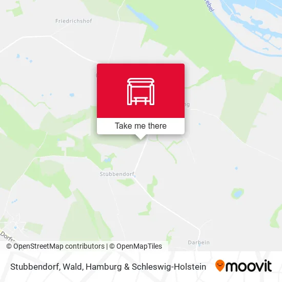 Карта Stubbendorf, Wald