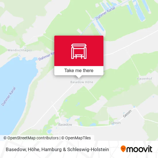 Карта Basedow, Höhe