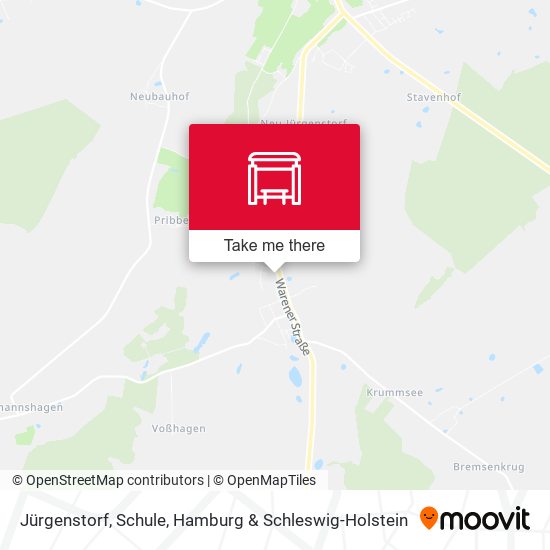 Jürgenstorf, Schule map
