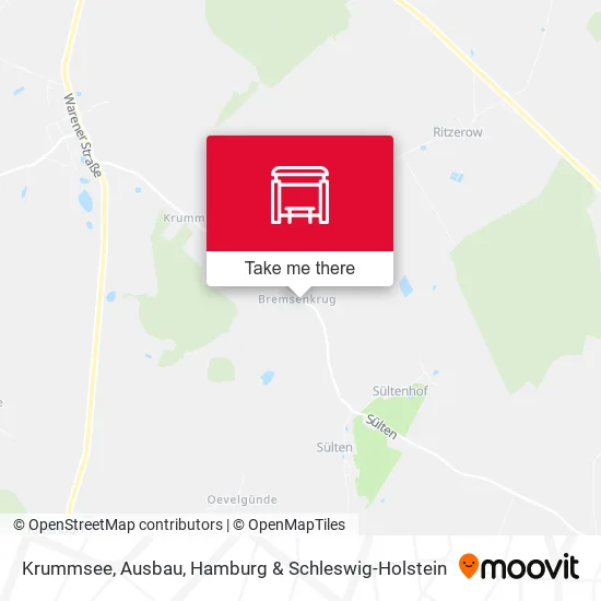 Карта Krummsee, Ausbau
