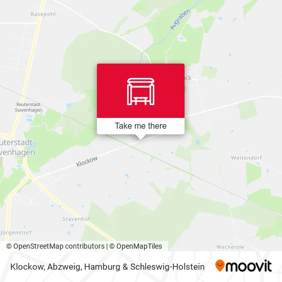 Карта Klockow, Abzweig