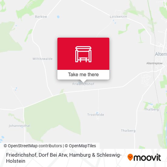 Friedrichshof, Dorf Bei Atw map