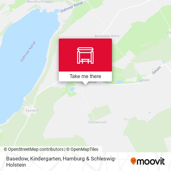 Basedow, Kindergarten map