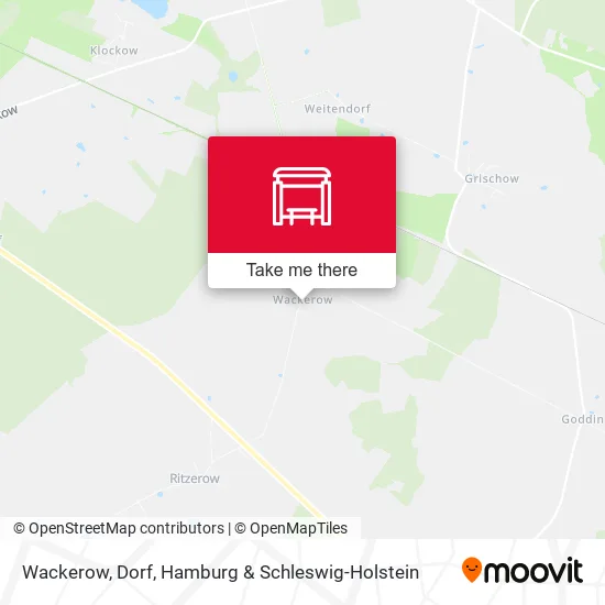 Карта Wackerow, Dorf