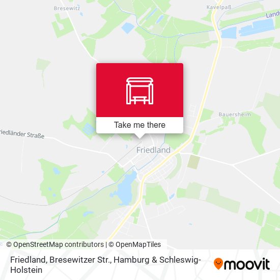 Friedland, Bresewitzer Str. map