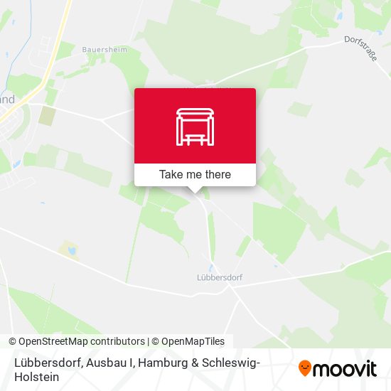 Lübbersdorf, Ausbau I map