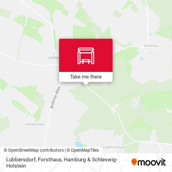 Lübbersdorf, Forsthaus map