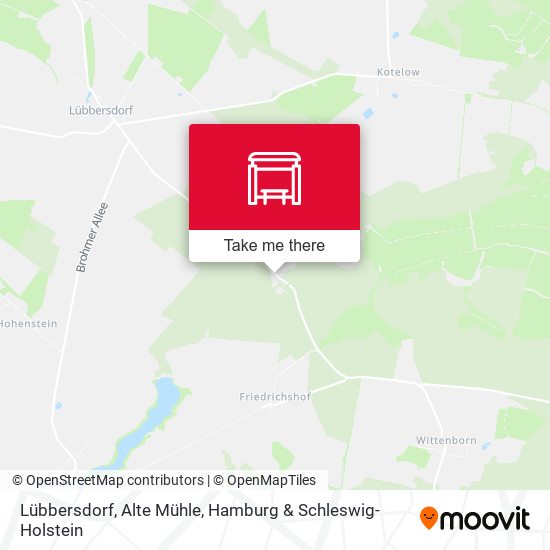 Lübbersdorf, Alte Mühle map