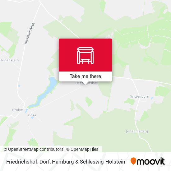 Friedrichshof, Dorf map