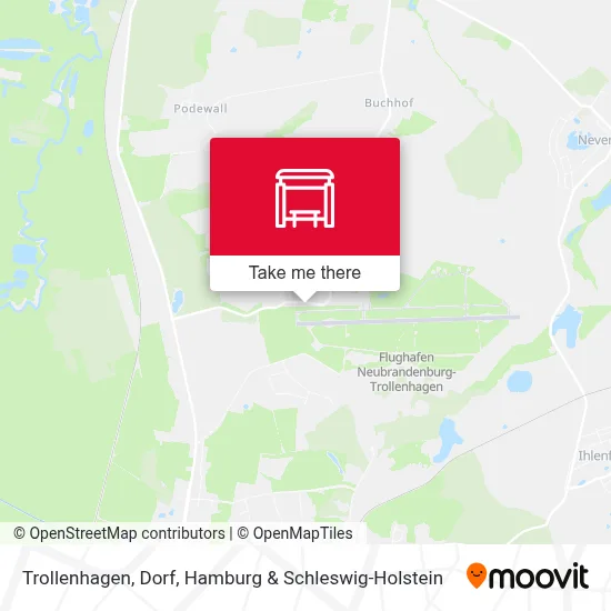 Trollenhagen, Dorf map