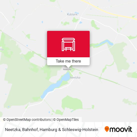 Neetzka, Bahnhof map