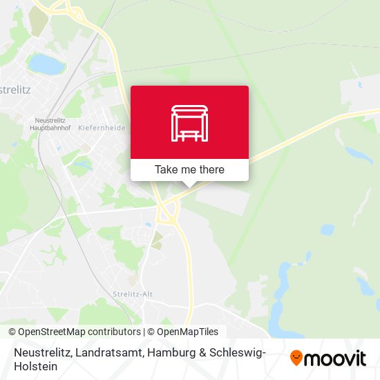 Neustrelitz, Landratsamt map