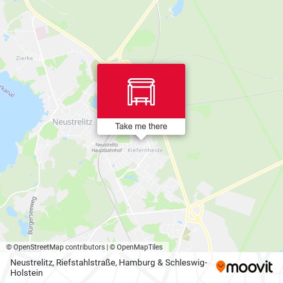 Neustrelitz, Riefstahlstraße map