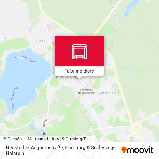 Neustrelitz Augustastraße map