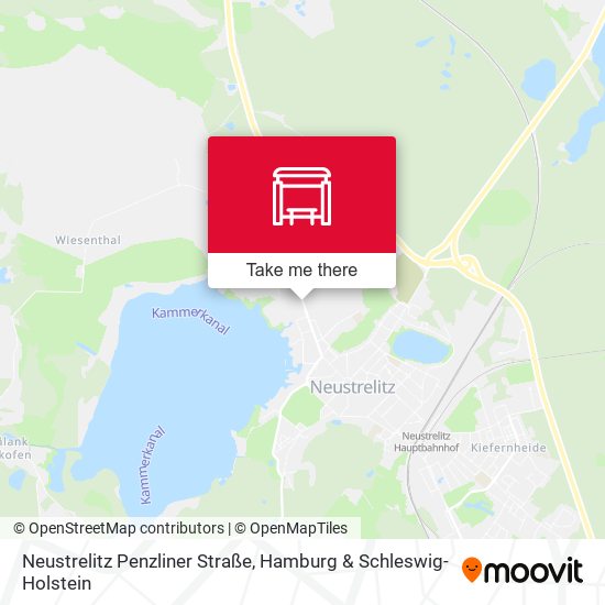 Neustrelitz Penzliner Straße map