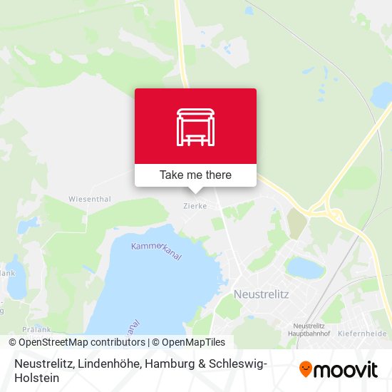 Neustrelitz, Lindenhöhe map