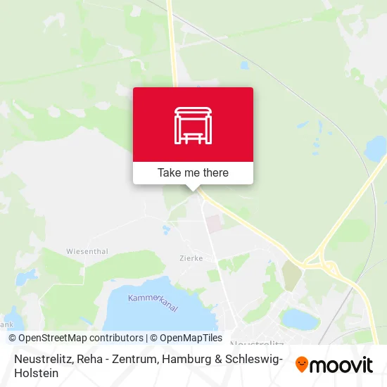 Карта Neustrelitz, Reha - Zentrum