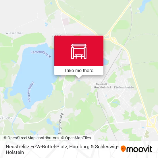 Карта Neustrelitz Fr-W-Buttel-Platz
