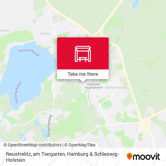Neustrelitz, am Tiergarten map