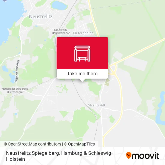 Карта Neustrelitz Spiegelberg