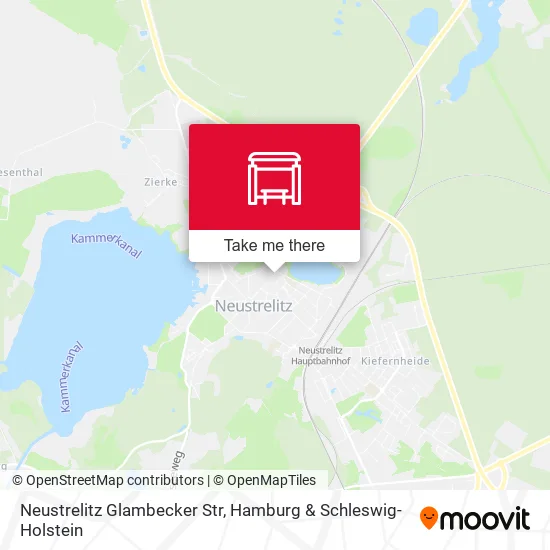 Карта Neustrelitz Glambecker Str