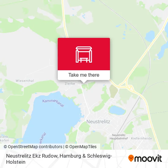 Карта Neustrelitz Ekz Rudow