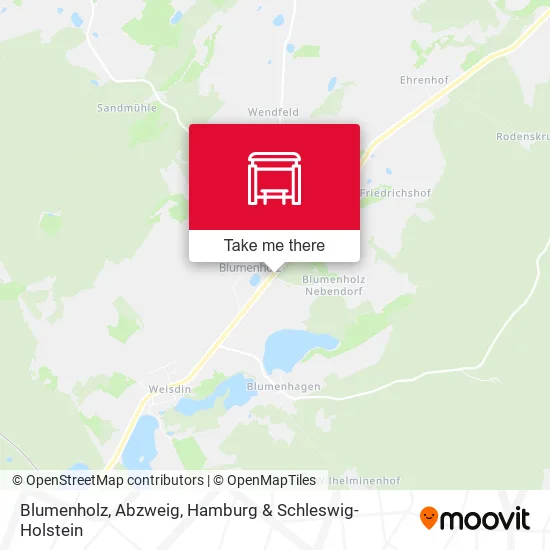 Карта Blumenholz, Abzweig