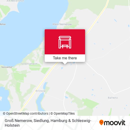 Groß Nemerow, Siedlung map