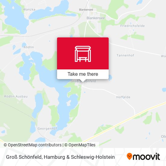 Groß Schönfeld map