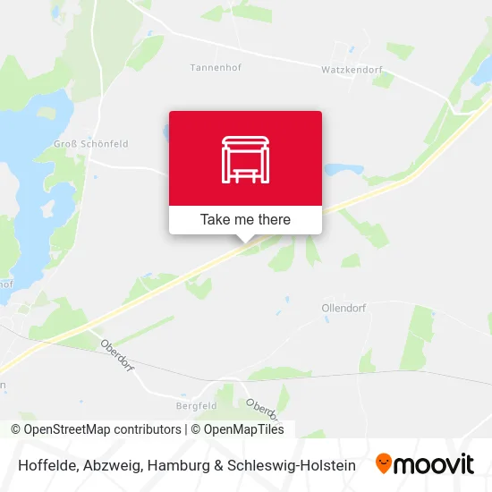 Карта Hoffelde, Abzweig