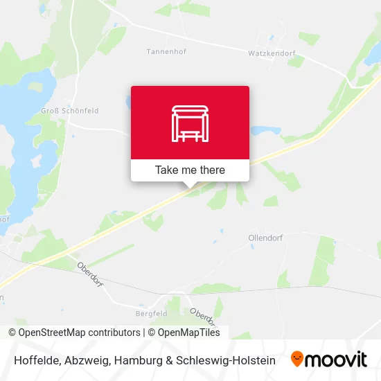 Карта Hoffelde, Abzweig