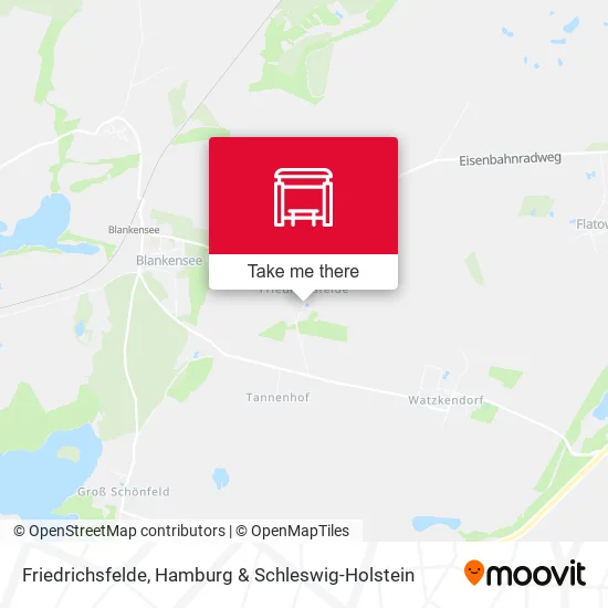 Карта Friedrichsfelde