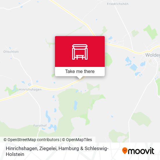 Hinrichshagen, Ziegelei map