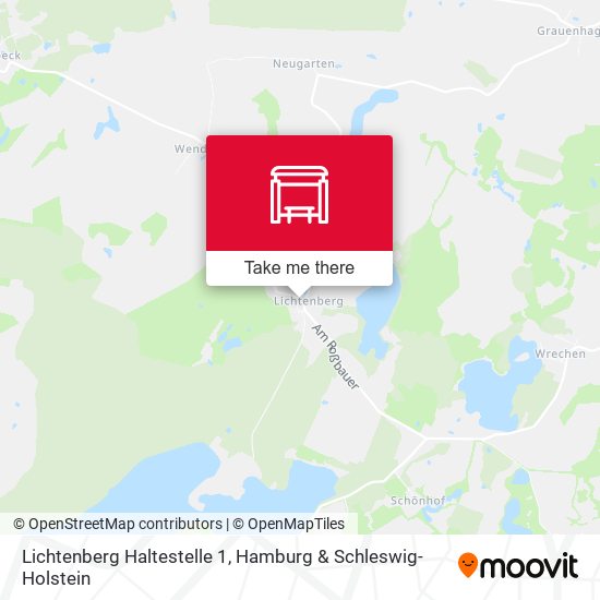 Lichtenberg Haltestelle 1 map